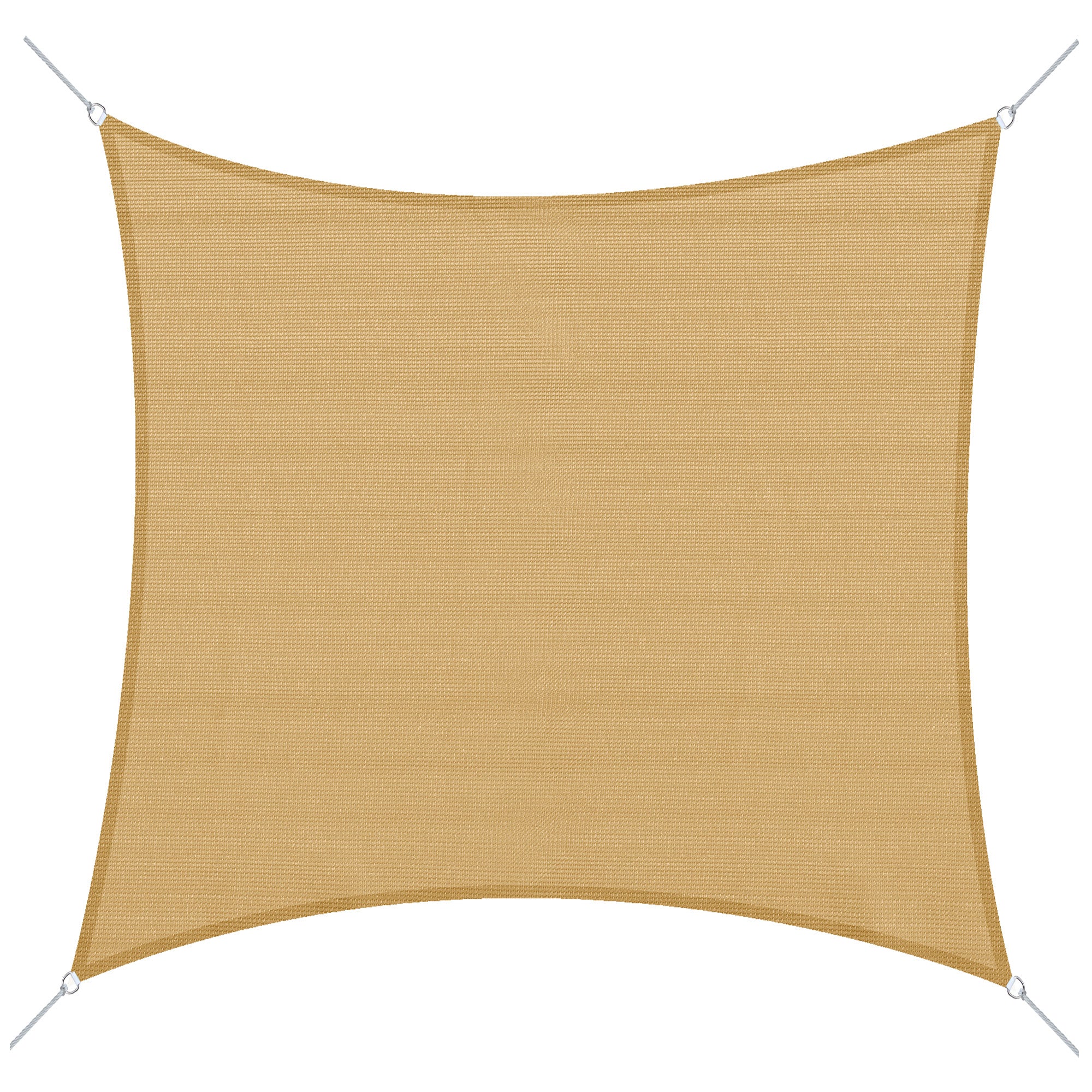 Vela de Sombra Quadrada 300x300 cm - Cor de Areia