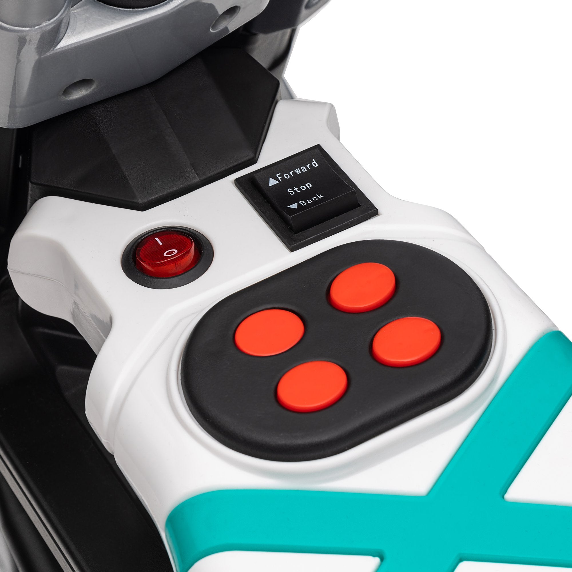 Mota Elétrica Infantil 86x44x58 cm Branca - Aventura e Diversão para Crianças