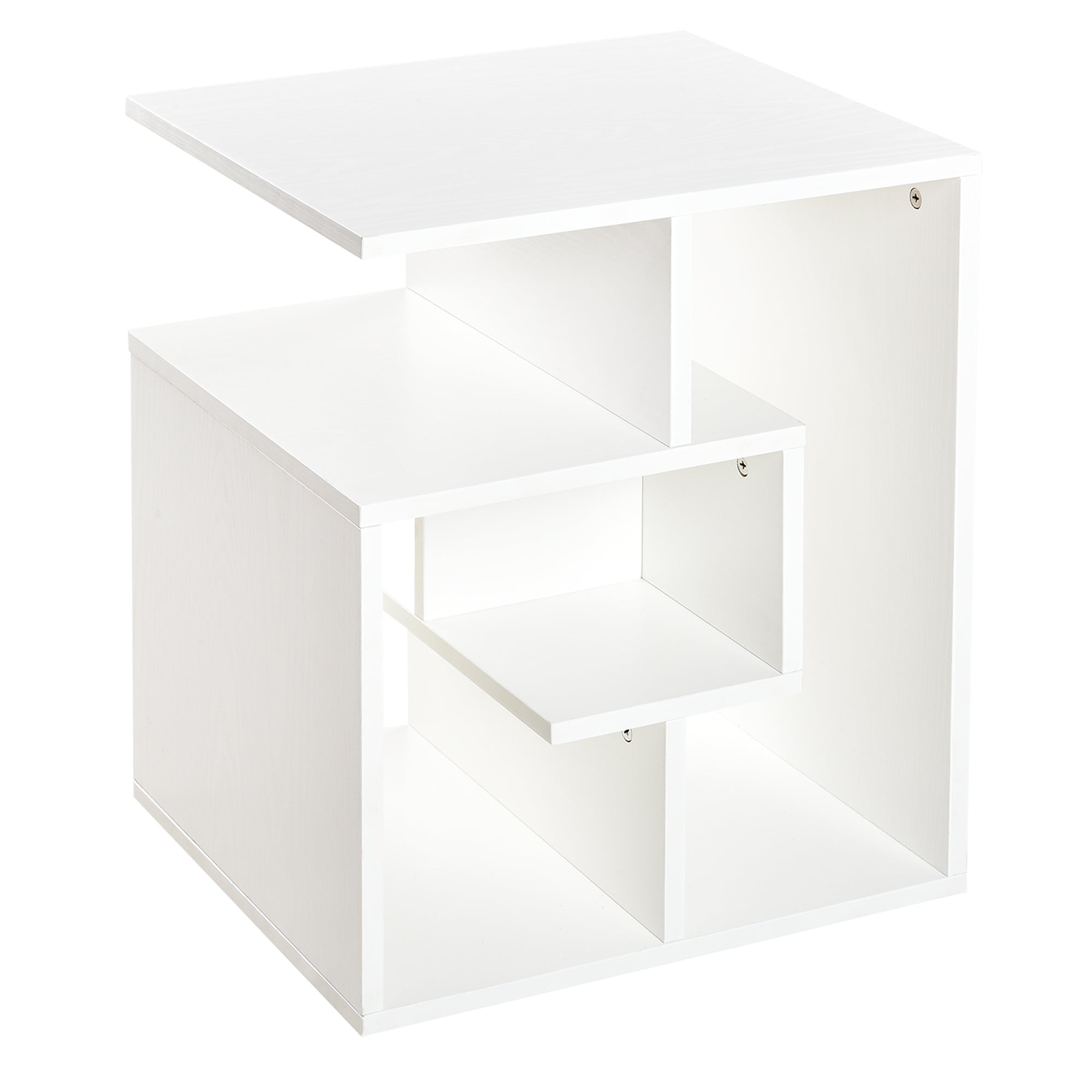 Mesa de Centro 3 Níveis 45x40x55cm - Branco