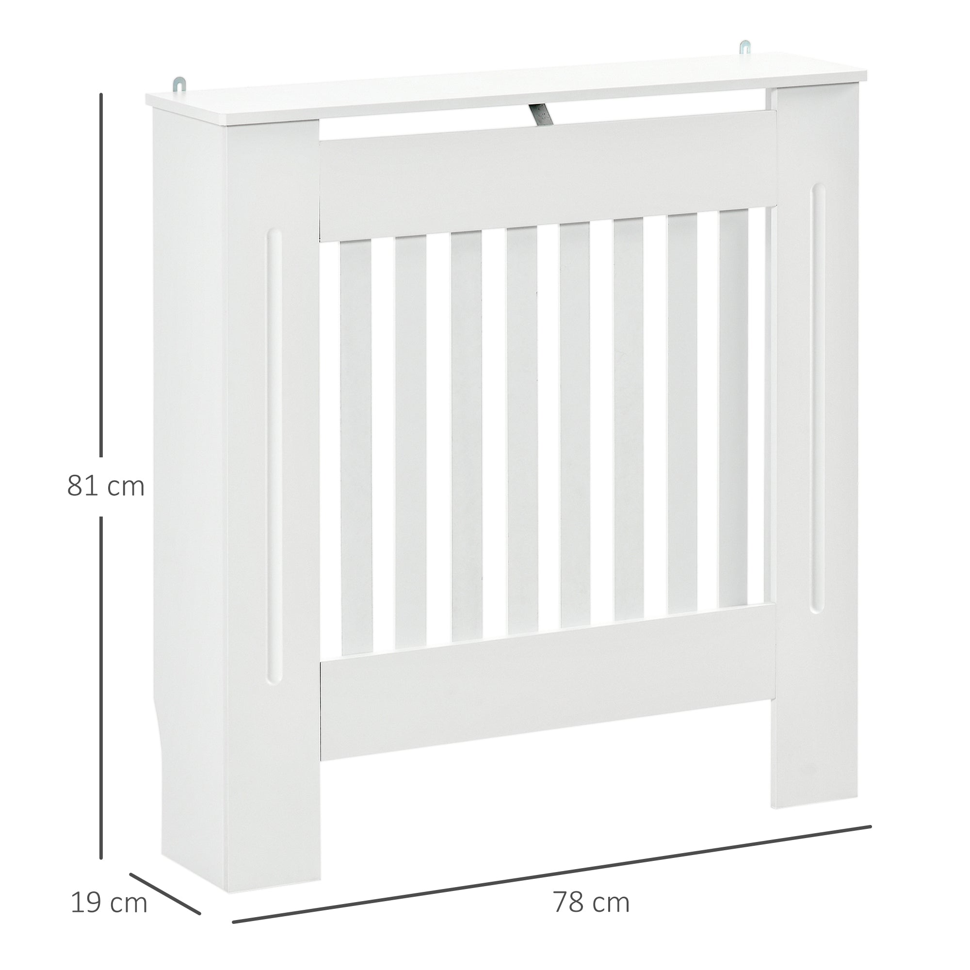 Cobertura para Radiador – 78x19x81 cm – Branca – MDF