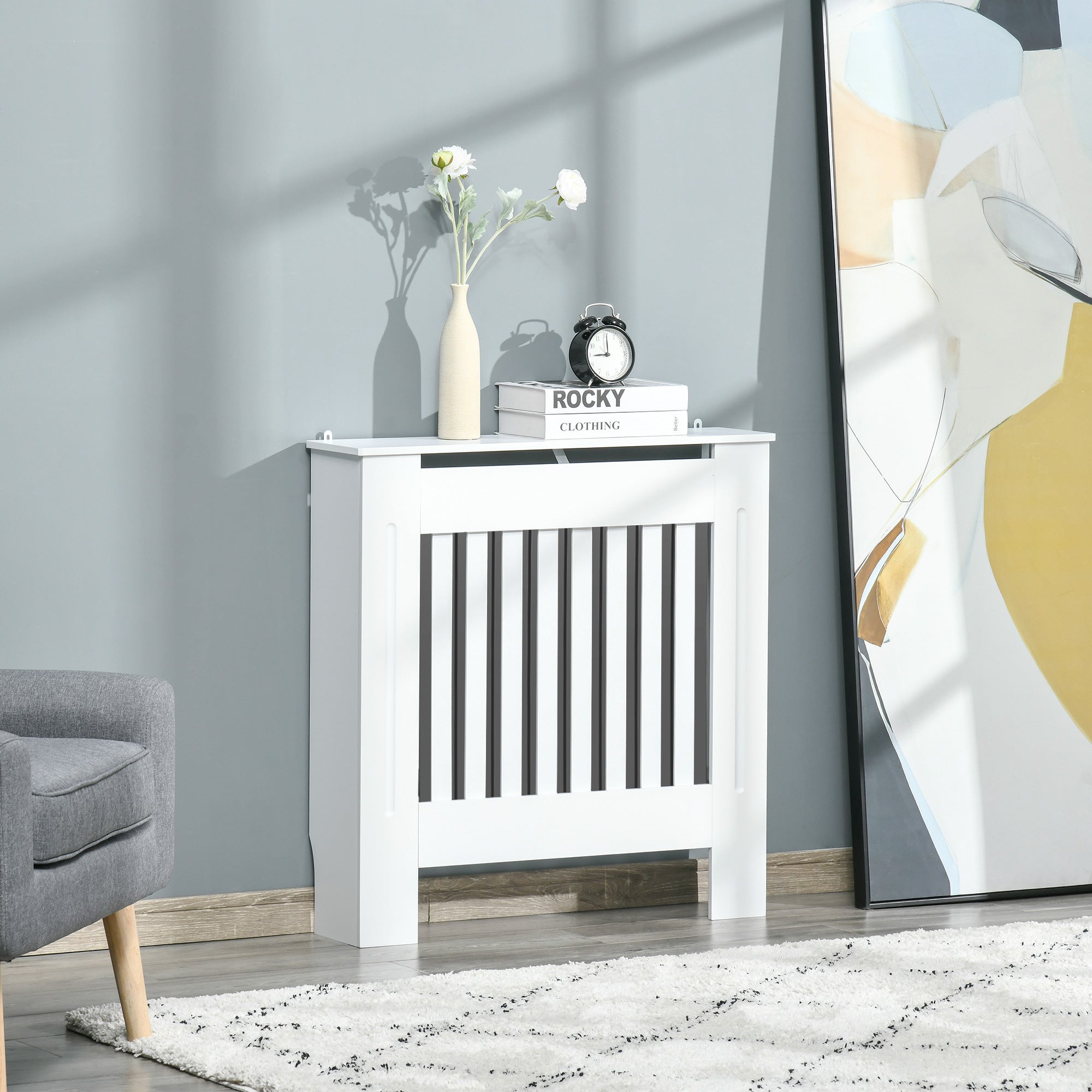 Cobertura para Radiador – 78x19x81 cm – Branca – MDF