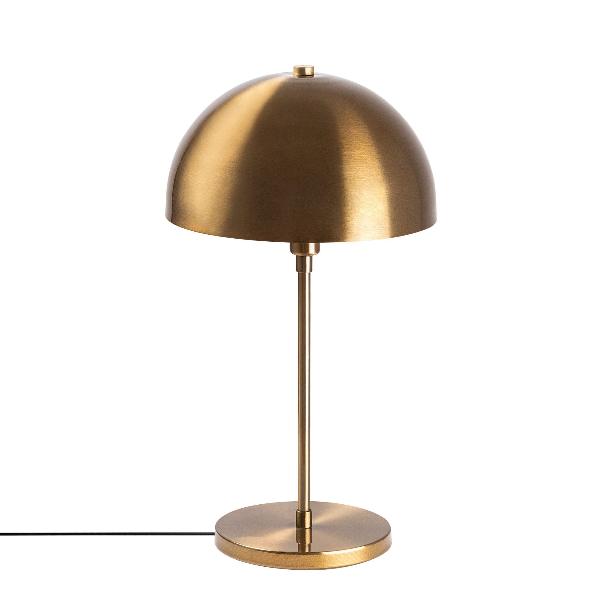 Candeeiro de Mesa vintage de metal, 28 x 28 x 50 cm, IP20, soquete E14, cabo de 200 cm, design elegante com botão liga/desliga, perfeita para decoração de casa e escritório