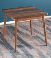 Mesa de jantar – 80cm x 80cm x 76.5cm – Nogueira – Painéis de partículas revestidos a melamina
