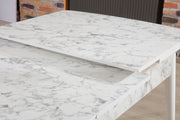 Mesa de Jantar Extensível-Carrara-Branco
Cinza