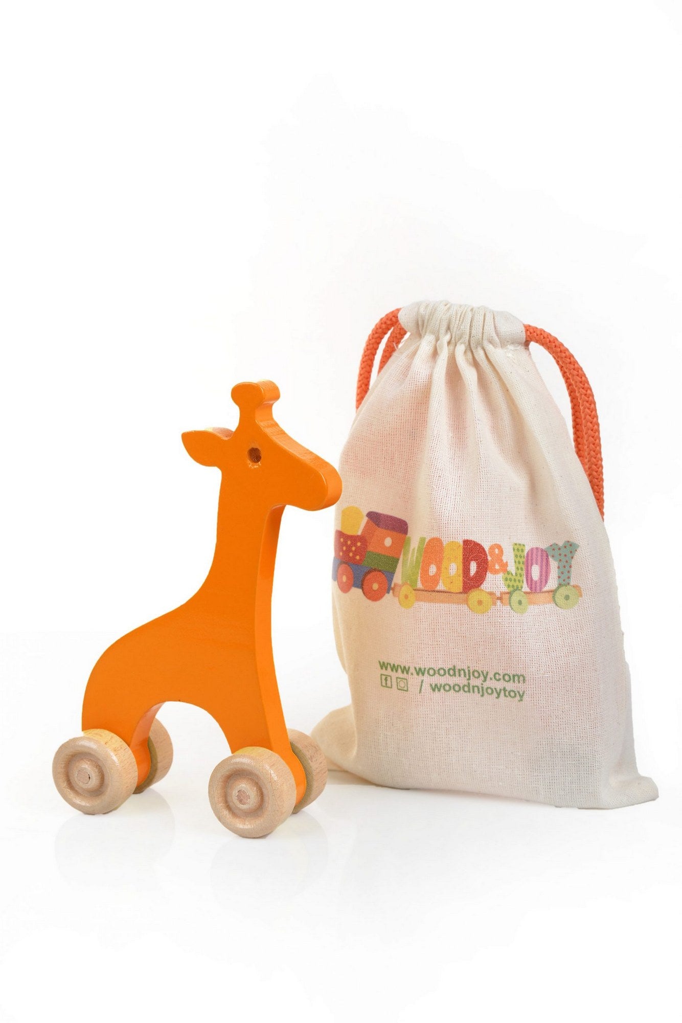 Brinquedo – 9 cm x 15 cm x 4 cm – Laranja – 100% Pinho