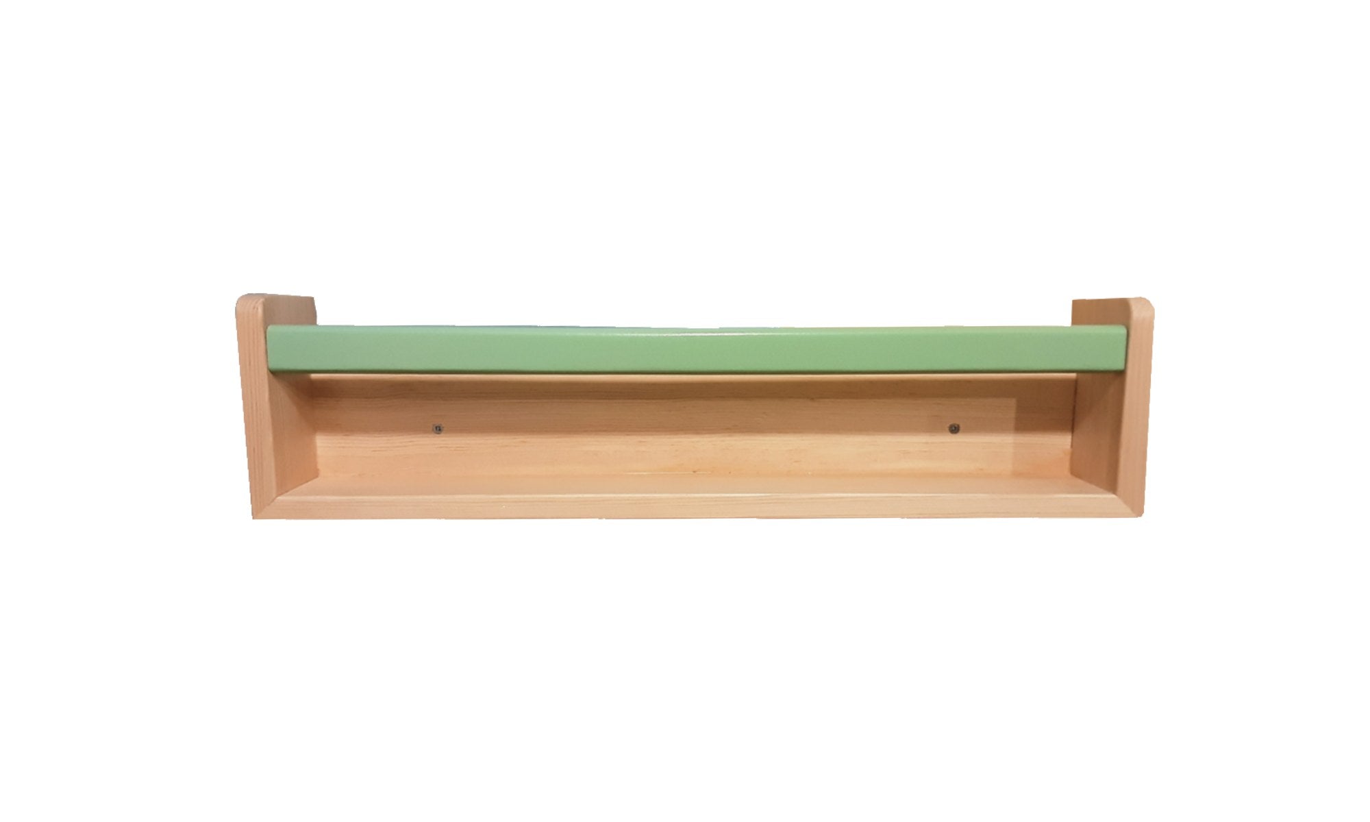 Estante de livros – 56 cm x 14,5 cm x 8 cm – Hortelã – Pinho