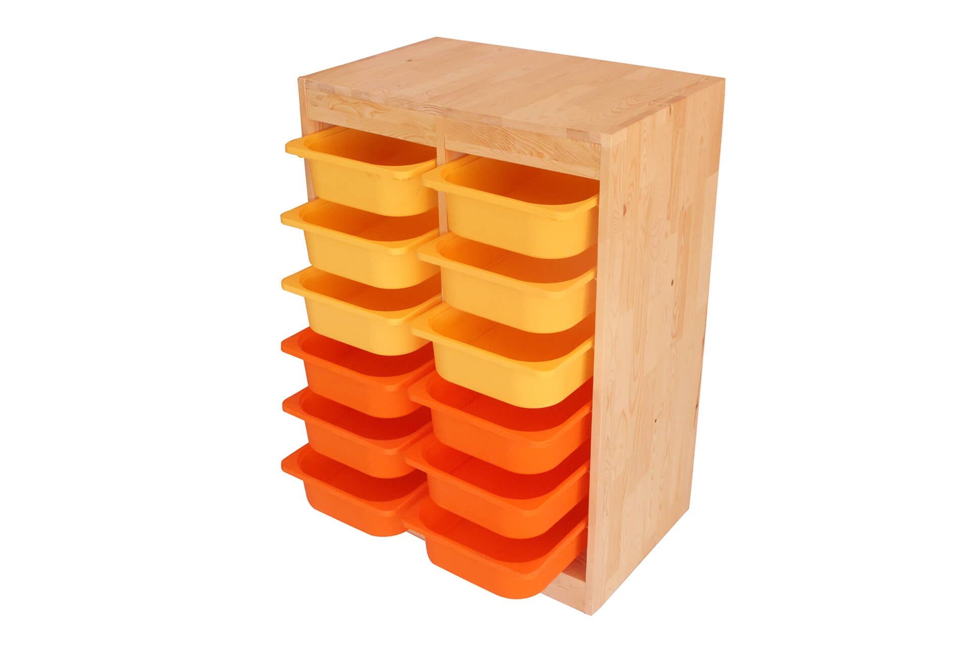 Armário multiusos – 66cm x 93cm x 42,5cm – Carvalho – Pinho