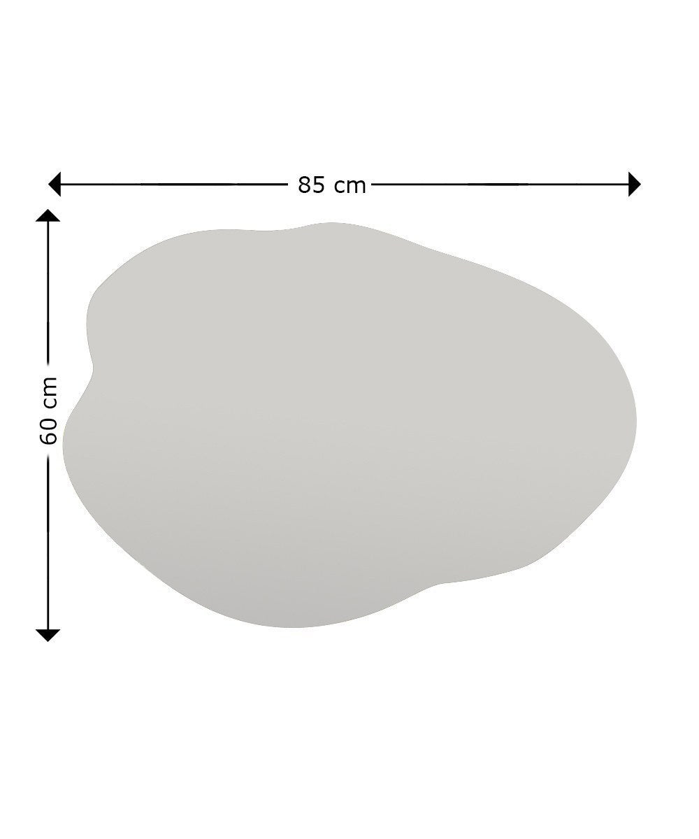 Espelho de cômoda elegante preto, 60 x 85 cm | 100% MDF, Flotal-E ecológico | Design de parede, perfeito para quartos e closets modernos