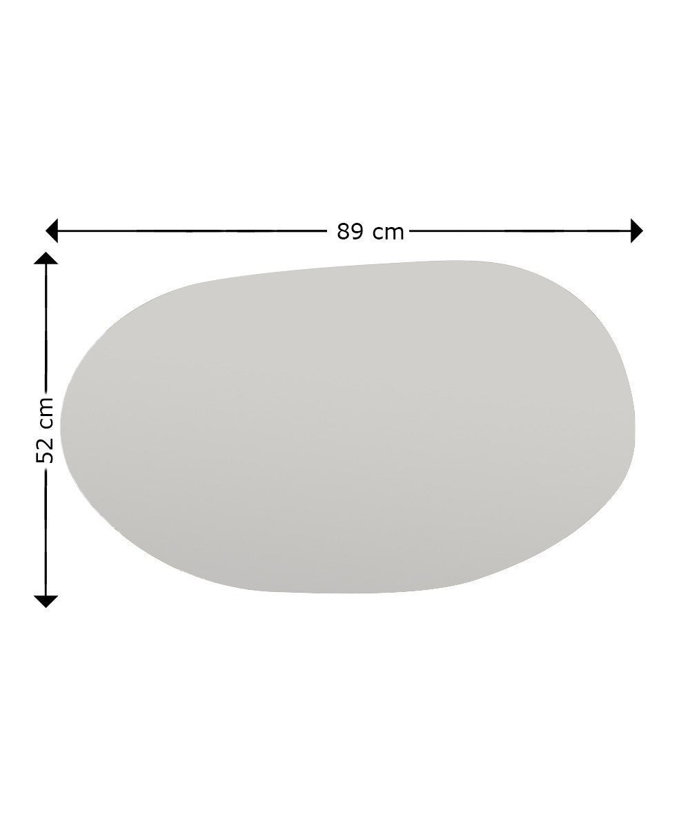 Espelho de cômoda elegante preto, 52 x 89 cm | 100% MDF, Flotal-E ecológico | Design de parede, perfeito para quartos e closets modernos
