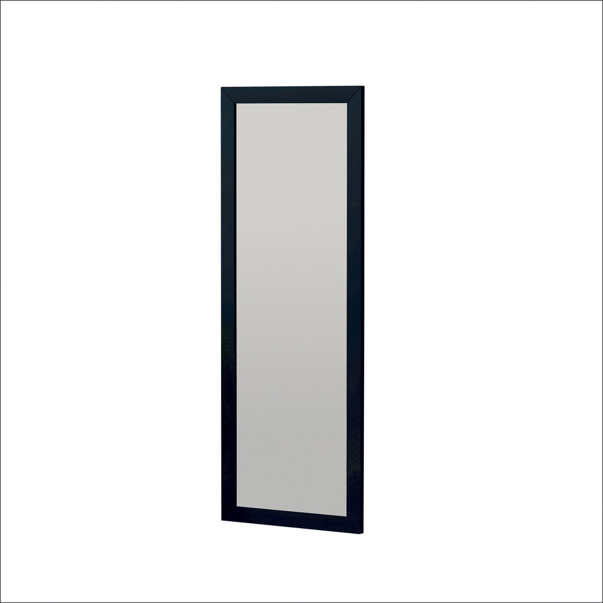 Espelho elegante de vidro preto, 40 x 105 cm | 100% MDF, Flotal-E ecológico | Design de parede para decoração moderna