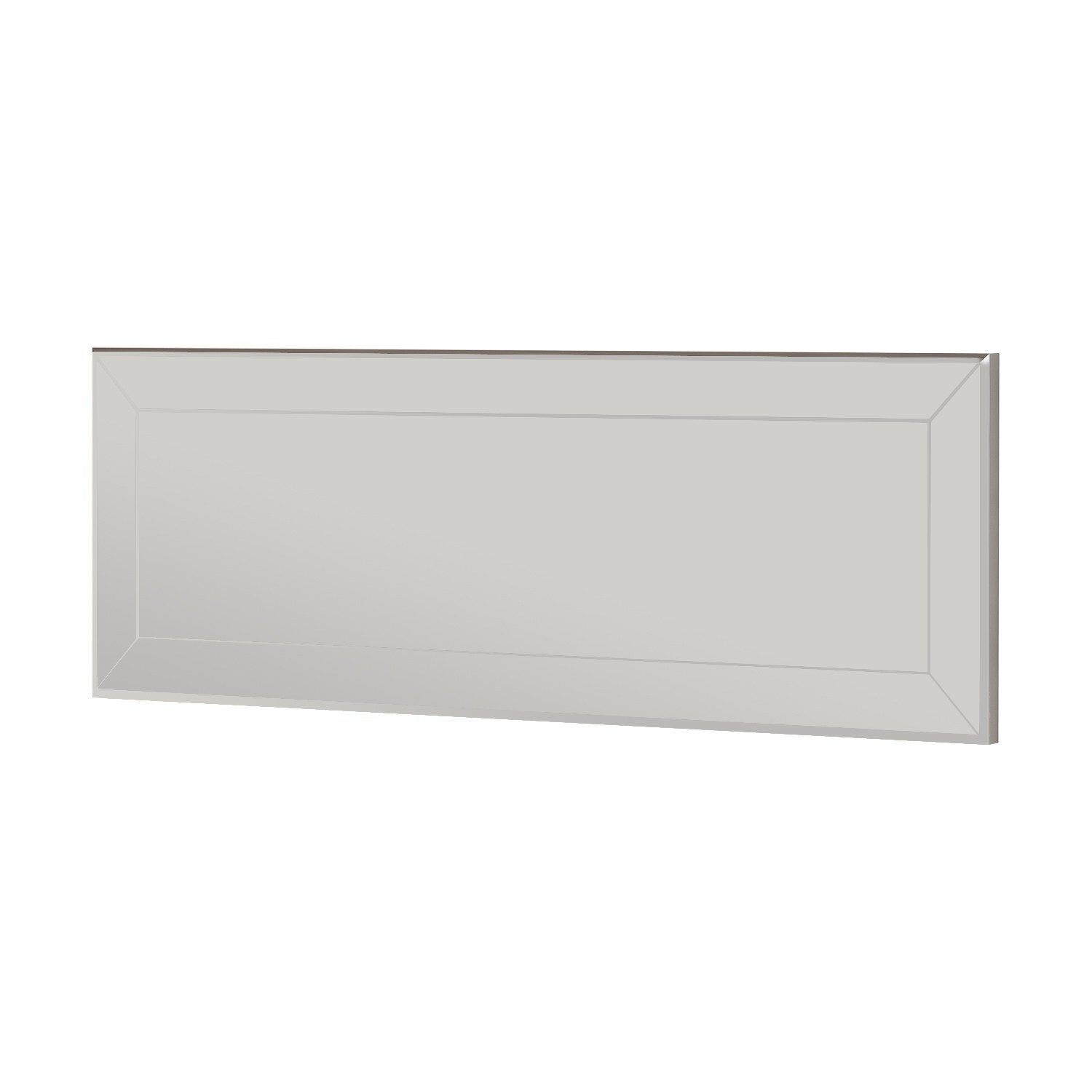 Espelho de cômoda branco elegante, 40 x 120 cm | 100% MDF, Flotal-E ecológico | Design de parede, perfeito para quartos e closets modernos