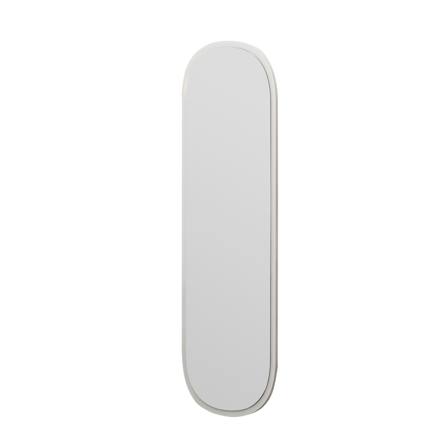 Espelho de Parede Elegante, 40 x 120 cm, 100% MDF, Design Ecológico Flotal-E, Acabamento Branco Elegante | Perfeito para Decoração e Espaços Modernos