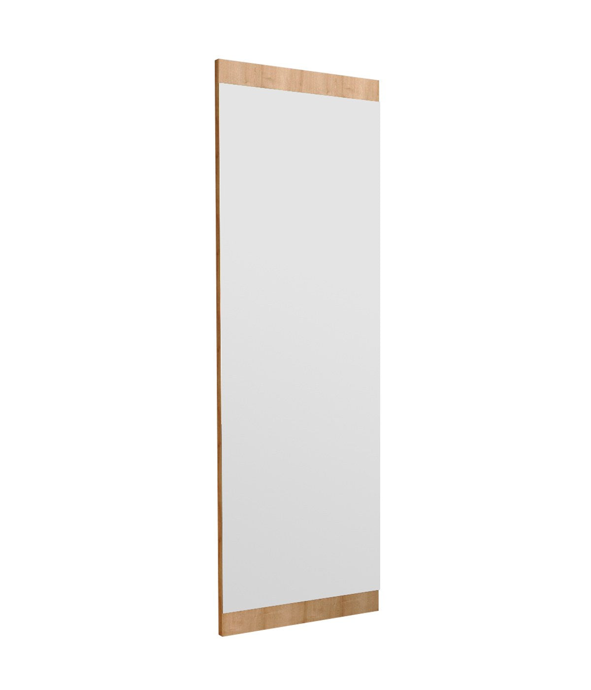 Espelho de Parede Elegante, 40 x 120 cm, 100% MDF, Design Ecológico Flotal-E, Cor Natural | Perfeito para Decoração de Casa e Espaços Modernos