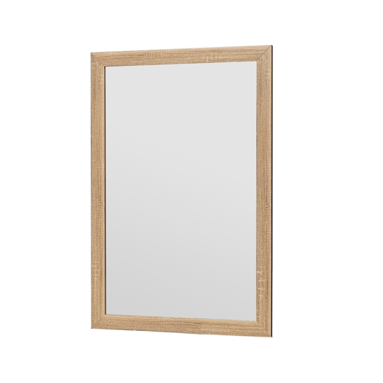 Espelho de Cômoda Elegante, 50 x 75 cm, 100% MDF, Flotal-E Ecológico, Montável na Parede, Cor Natural | Perfeito para Quartos e Closets Modernos