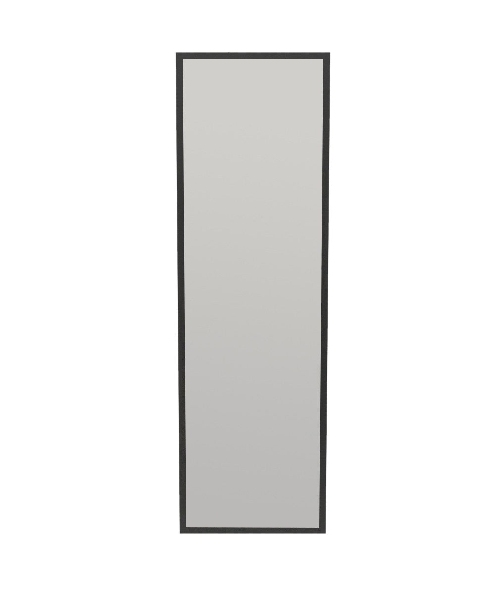 Espelho de chão elegante, 50 cm x 160 cm, preto | 100% MDF, Flotal-E ecológico | Design de parede para decoração moderna