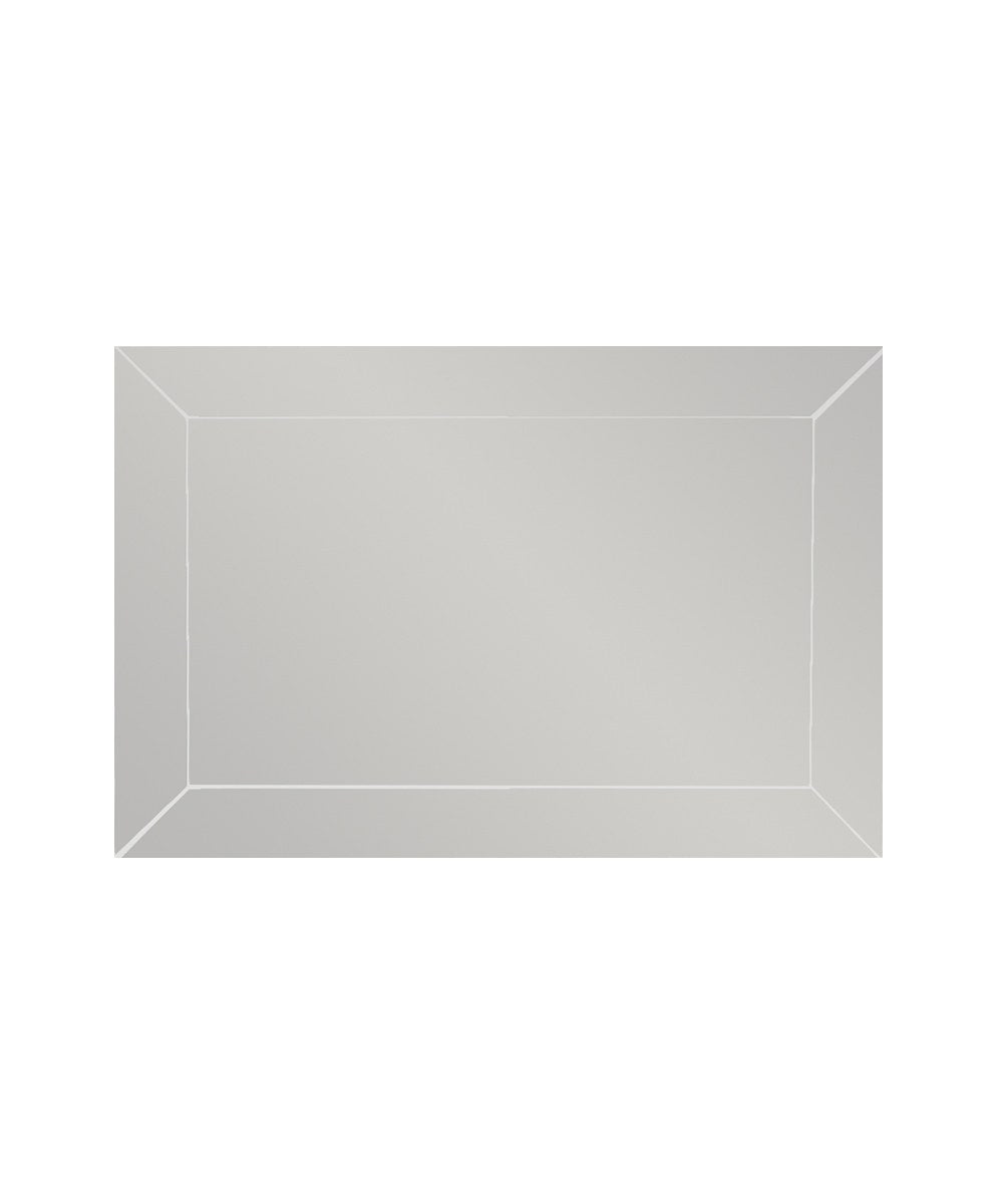 Espelho de cômoda elegante, 50 x 75 cm, branco | 100% MDF, Flotal-E ecológico | Design de parede, perfeito para quartos e closets modernos