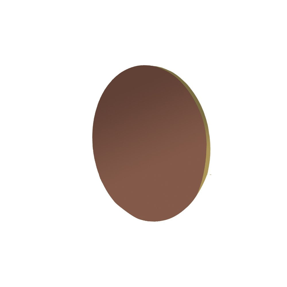 Espelho de parede elegante em bronze e ouro, 70 x 70 x 2,2 cm | 100% MDF, Flotal-E ecológico | Perfeito para decoração moderna e interiores elegantes