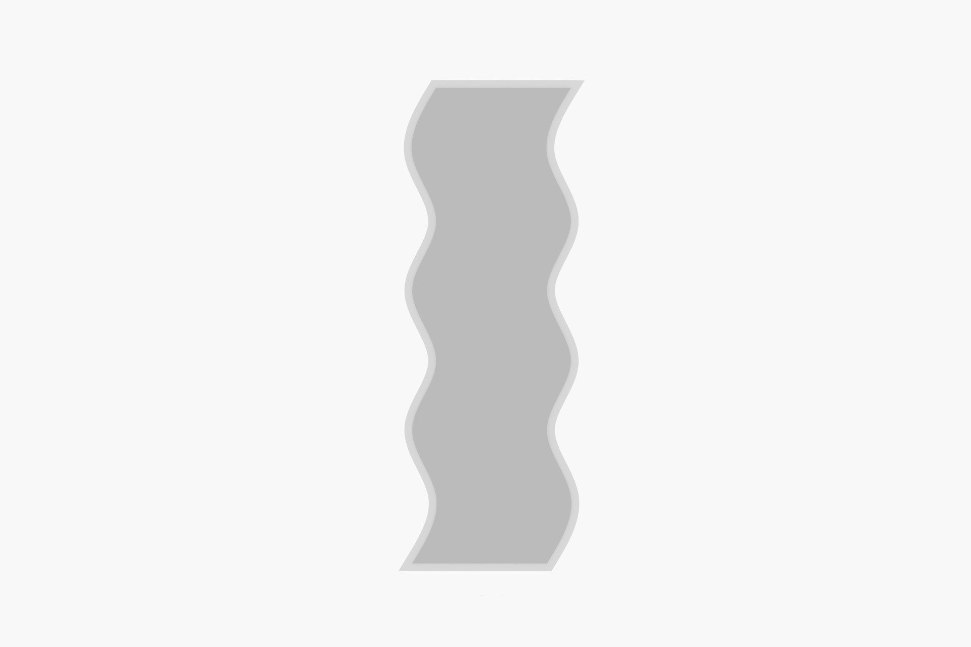 Espelho de Parede Elegante, 40 x 120 cm, 100% MDF, Design Ecológico Flotal-E, Acabamento Branco Elegante | Perfeito para Decoração e Espaços Modernos