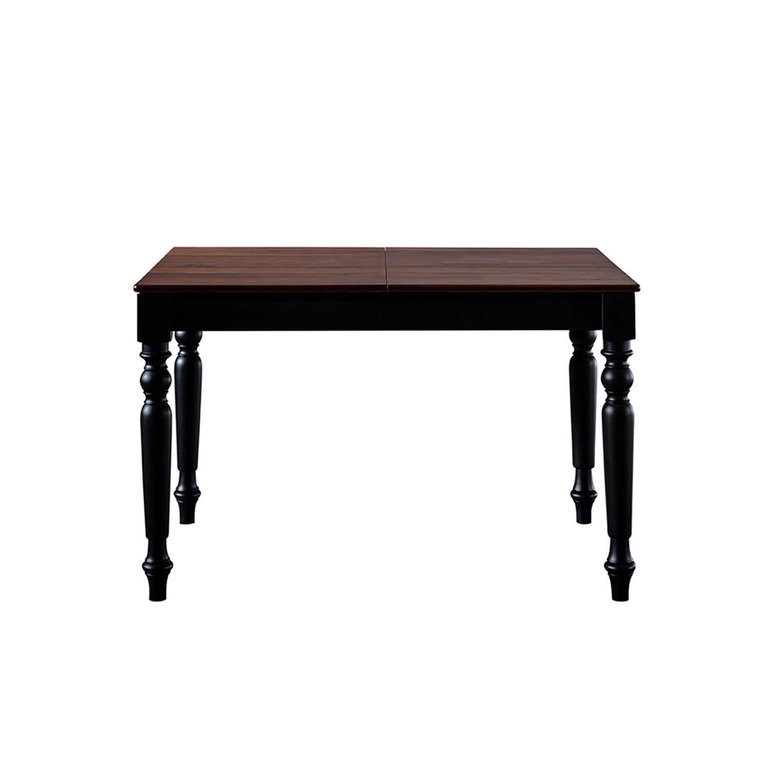 Conjunto de mesa de jantar extensível e cadeiras (5 peças)-Albero16-Nogueira
Preta