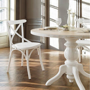 Conjunto de mesa de jantar e cadeiras (5 peças)-Albero18-Carvalho
Branco