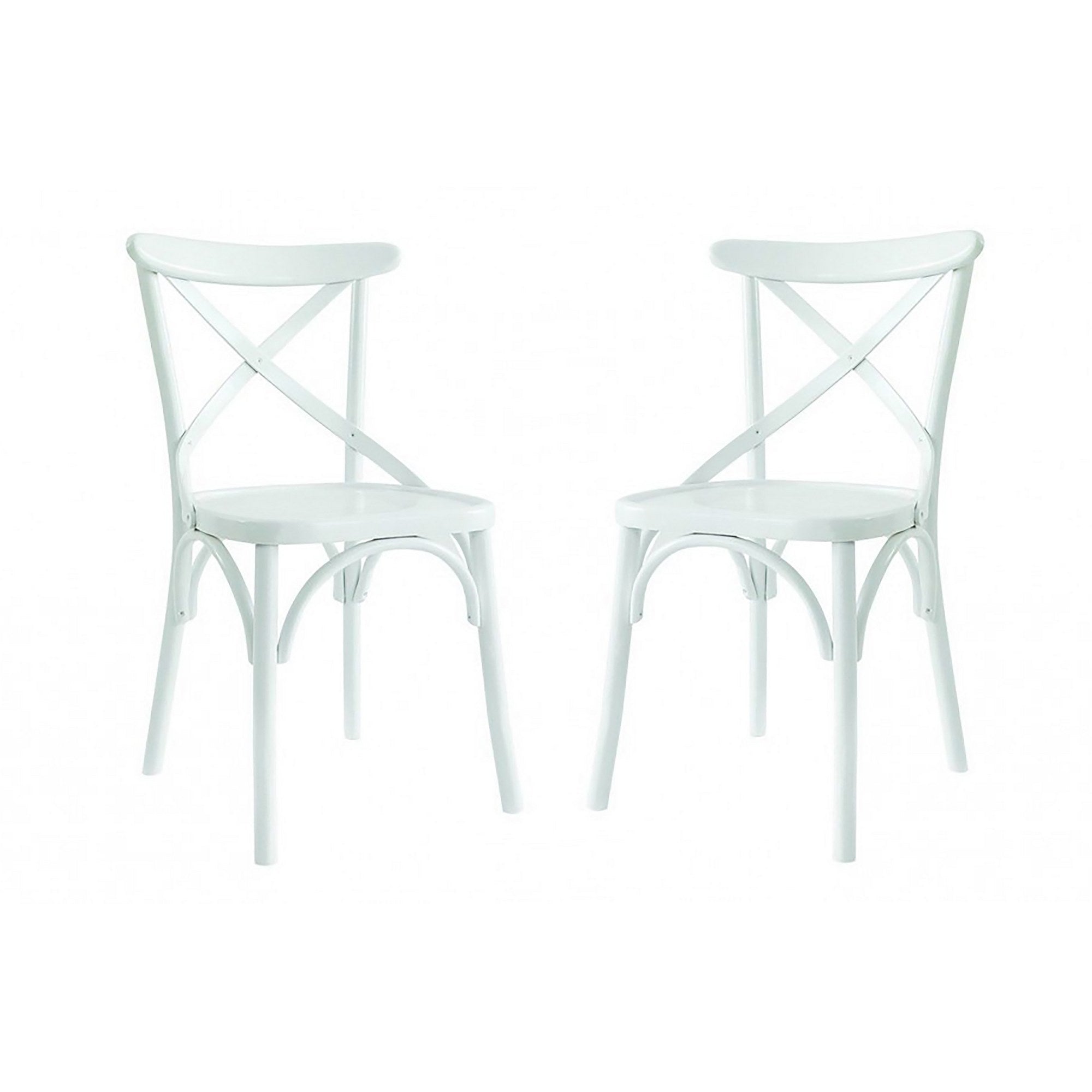 Conjunto de mesa de jantar e cadeiras (5 peças)-Albero18-Carvalho
Branco