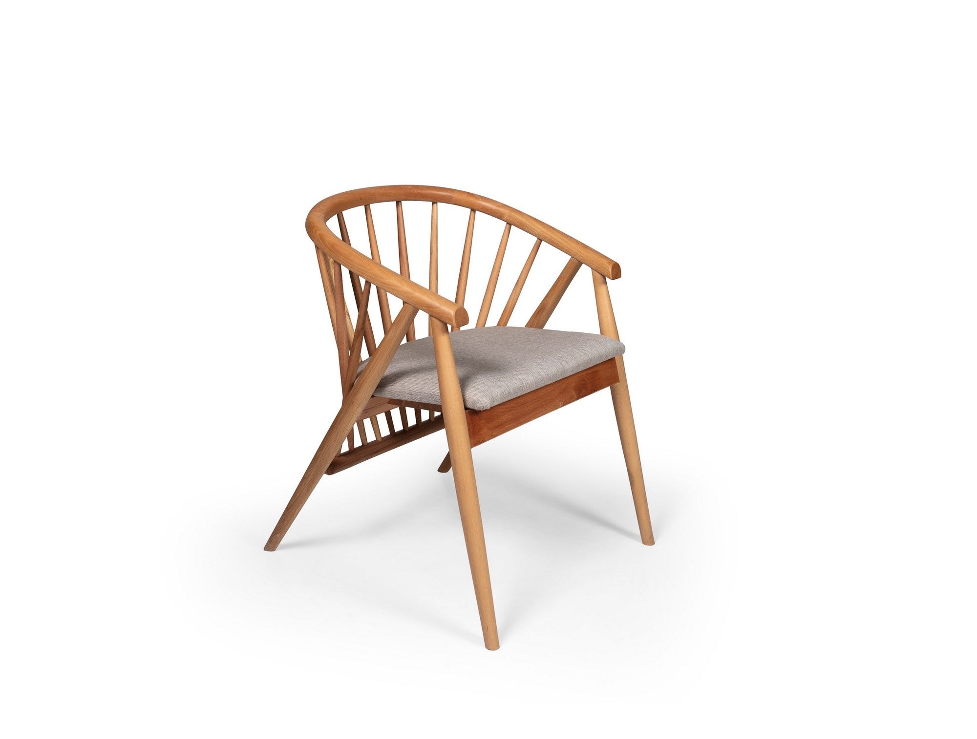 Conjunto de mesa de jantar extensível e cadeiras (5 peças)-Felix-Natural