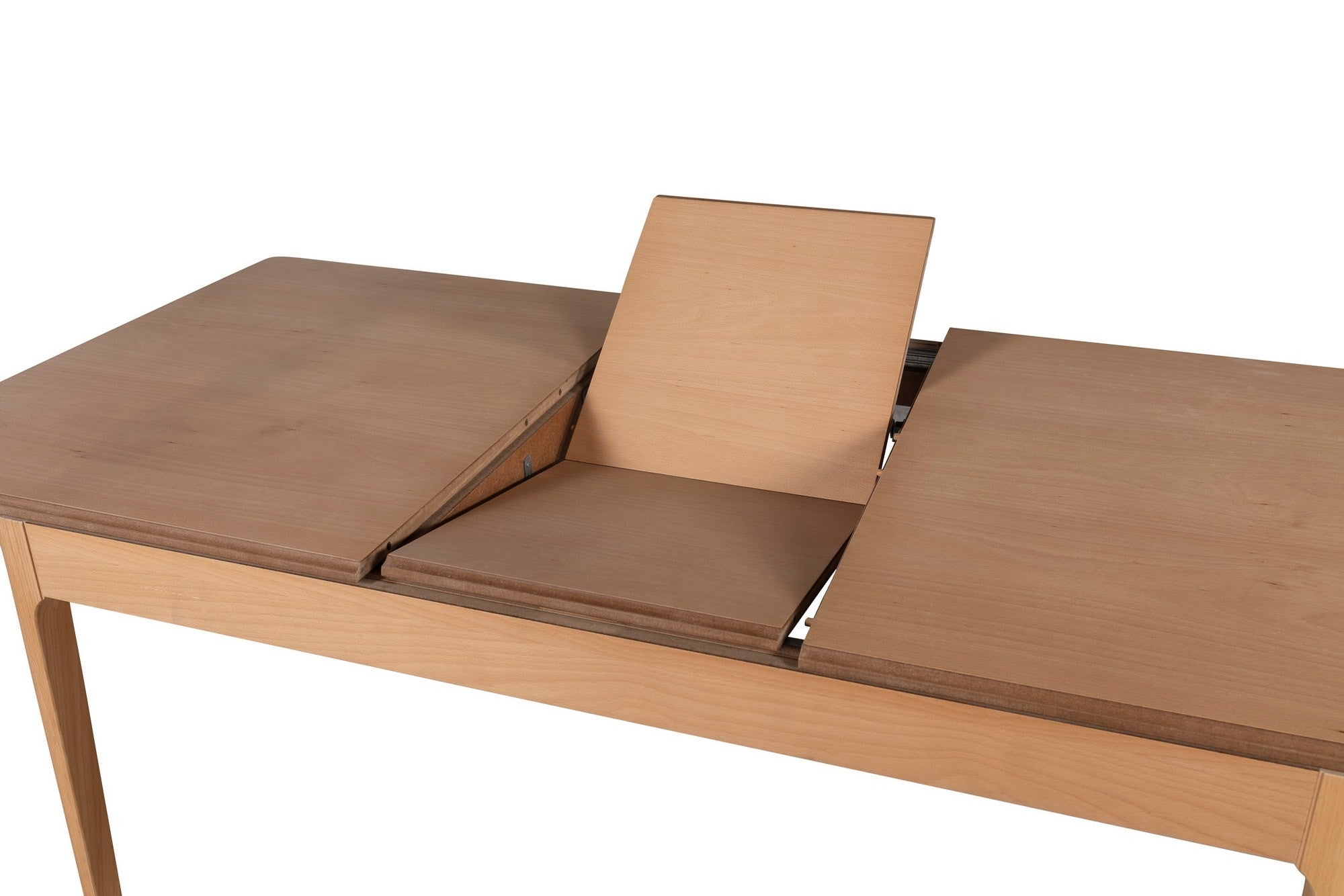 Conjunto de mesa de jantar extensível e cadeiras (5 peças)-Felix-Natural
