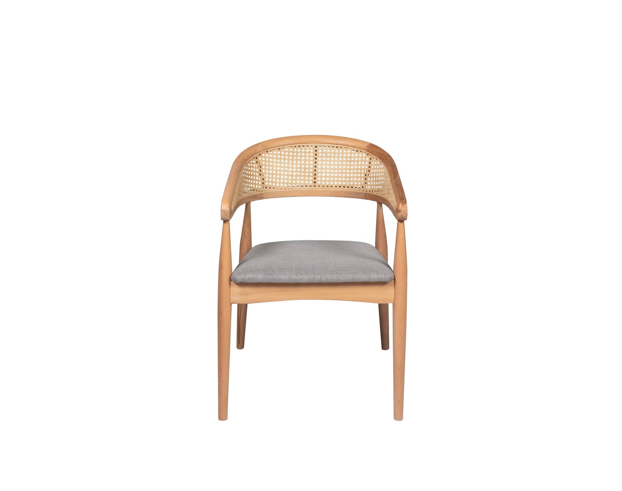 Conjunto de mesa de jantar extensível e cadeiras (5 peças)-Lucas-Natural