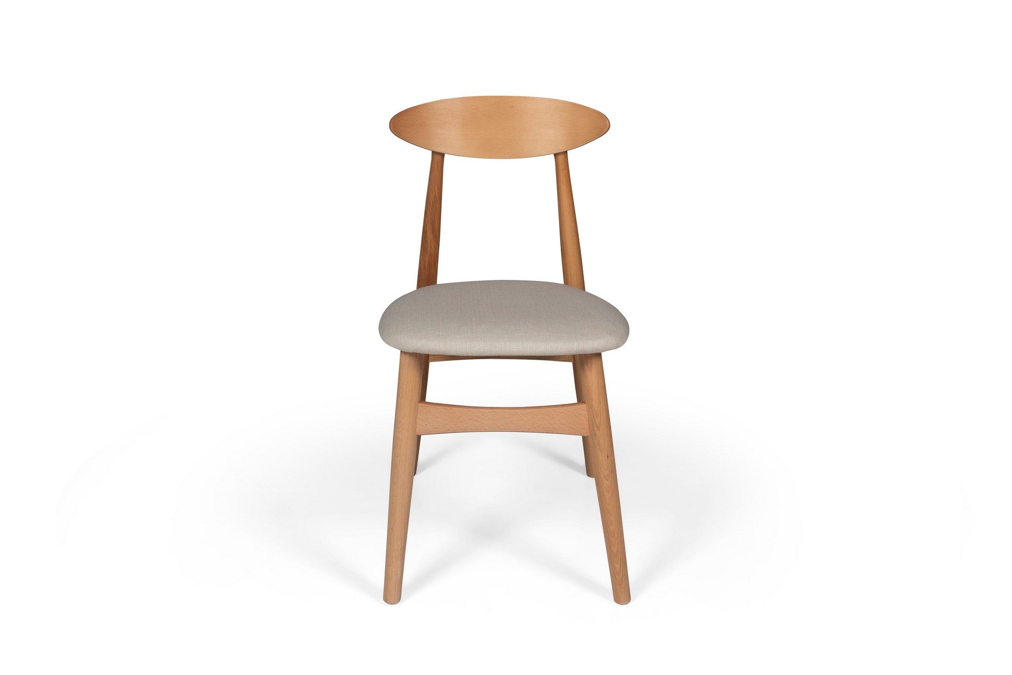 Conjunto de mesa de jantar e cadeiras (5 peças)-Albero139-Natural