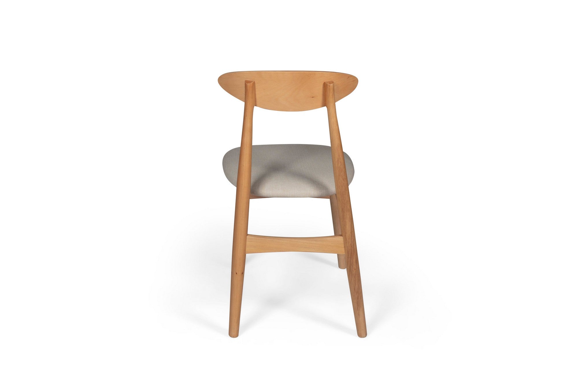 Conjunto de mesa de jantar e cadeiras (5 peças)-Albero139-Natural