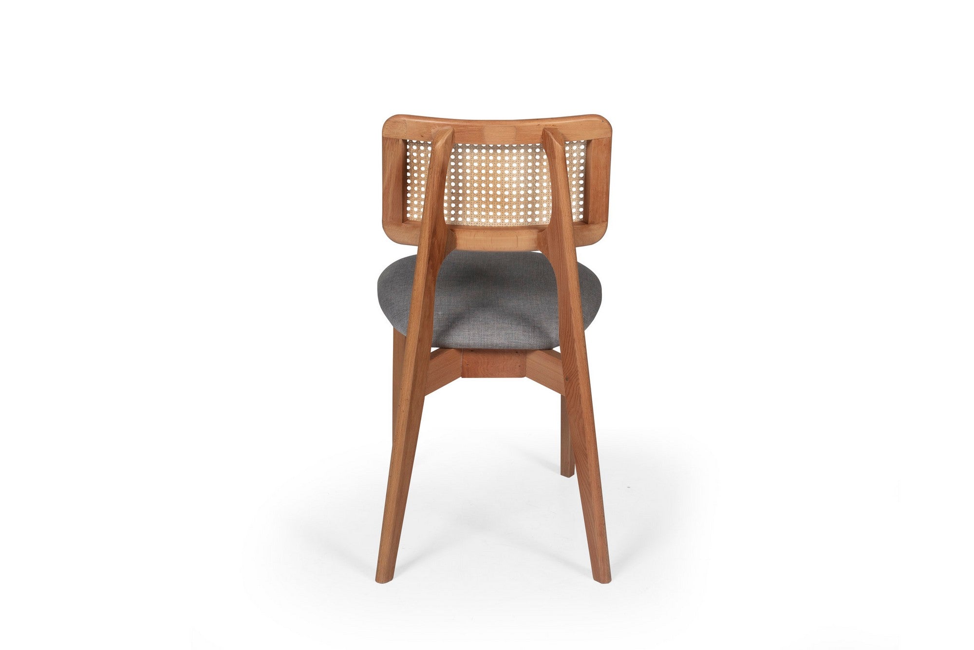 Conjunto de mesa de jantar e cadeiras (5 peças)-Albero145-Natural