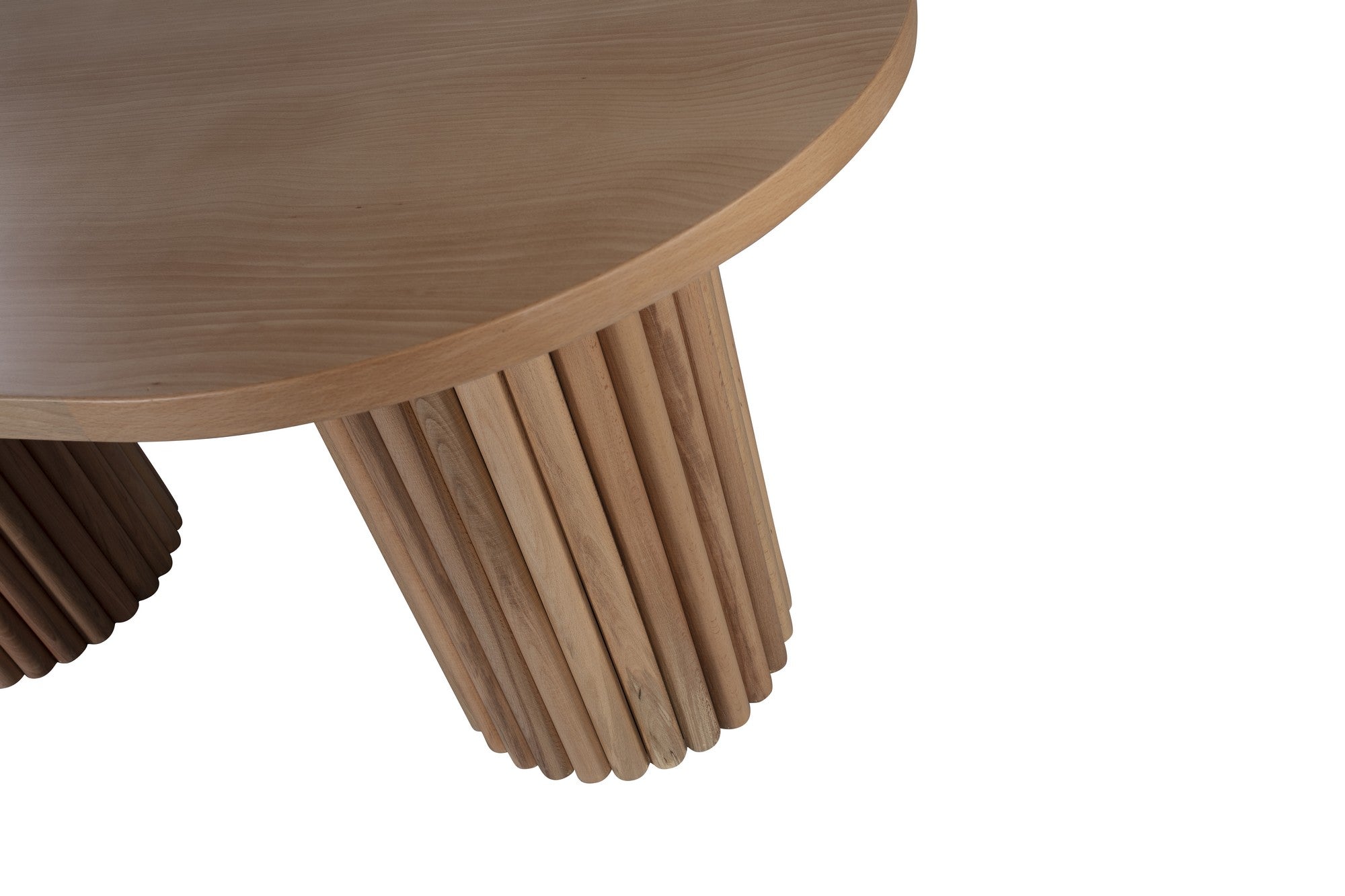Conjunto de mesa de jantar e cadeiras (5 peças)-ALBERO-Natural
