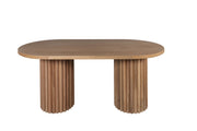 Conjunto de mesa de jantar e cadeiras (5 peças)-ALBERO-Natural