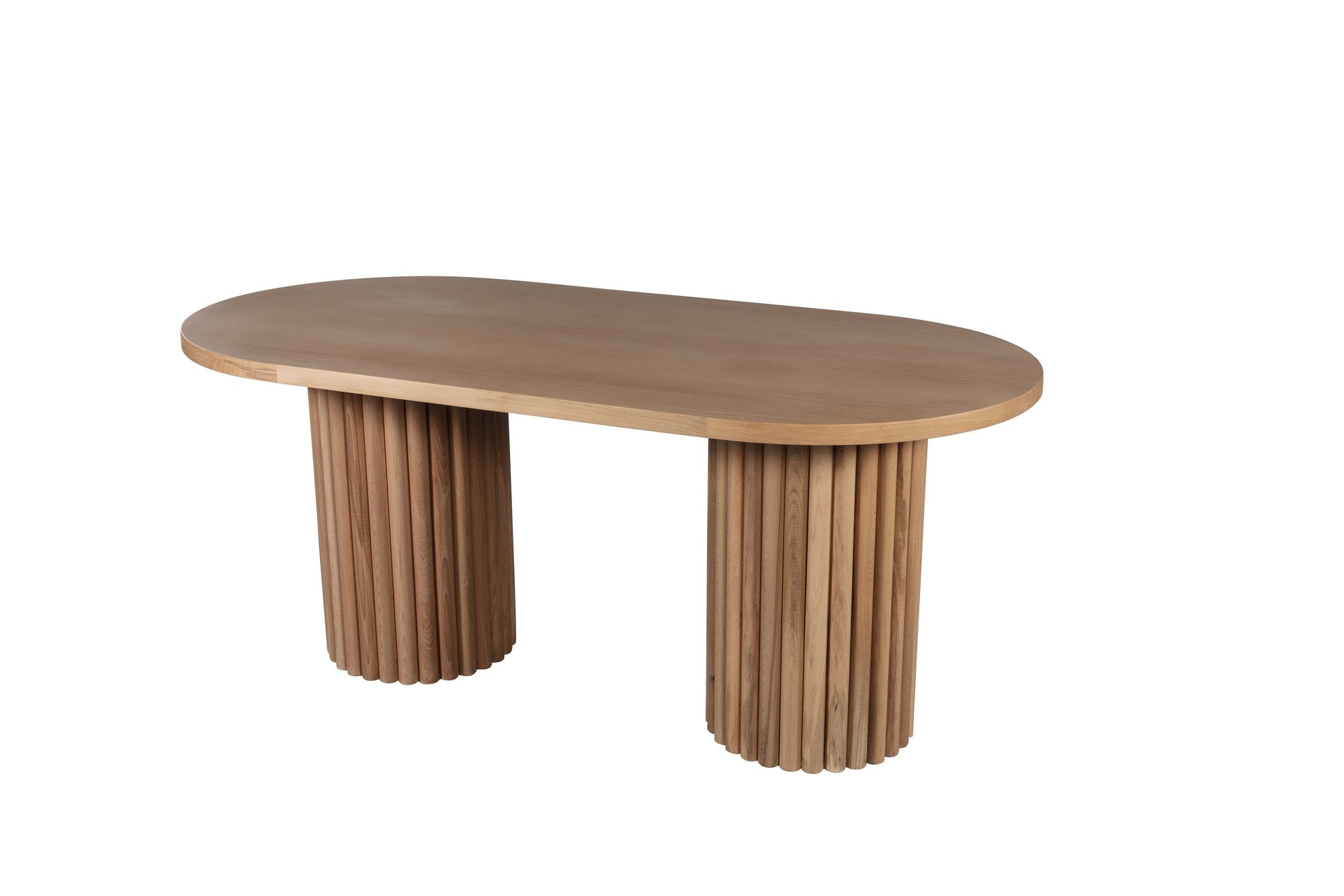 Conjunto de mesa de jantar e cadeiras (5 peças)-ALBERO-Natural
