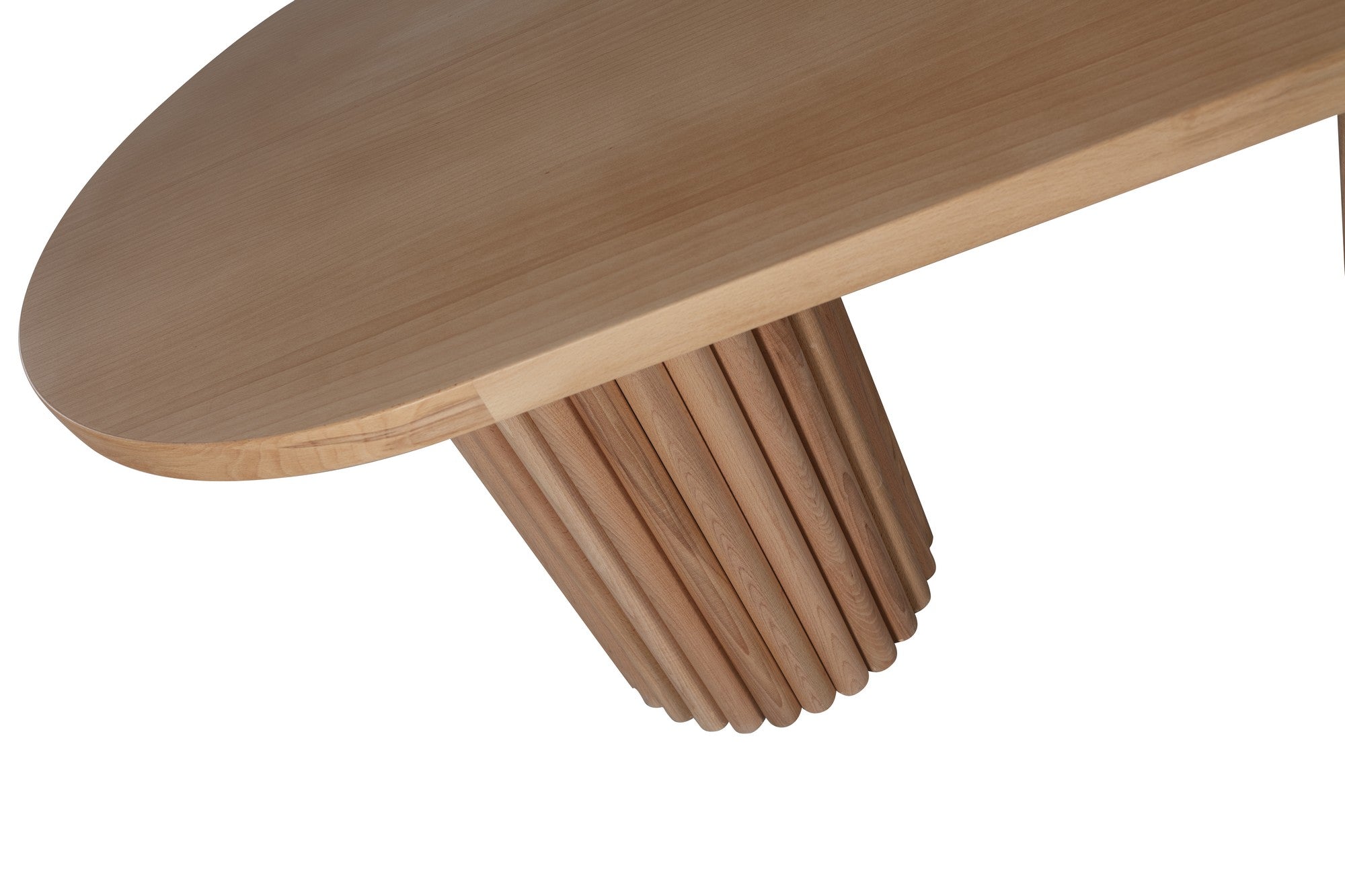 Conjunto de mesa de jantar e cadeiras (5 peças)-ALBERO-Natural