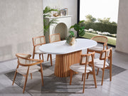 Mesa de jantar-Soho-Branco
Natural