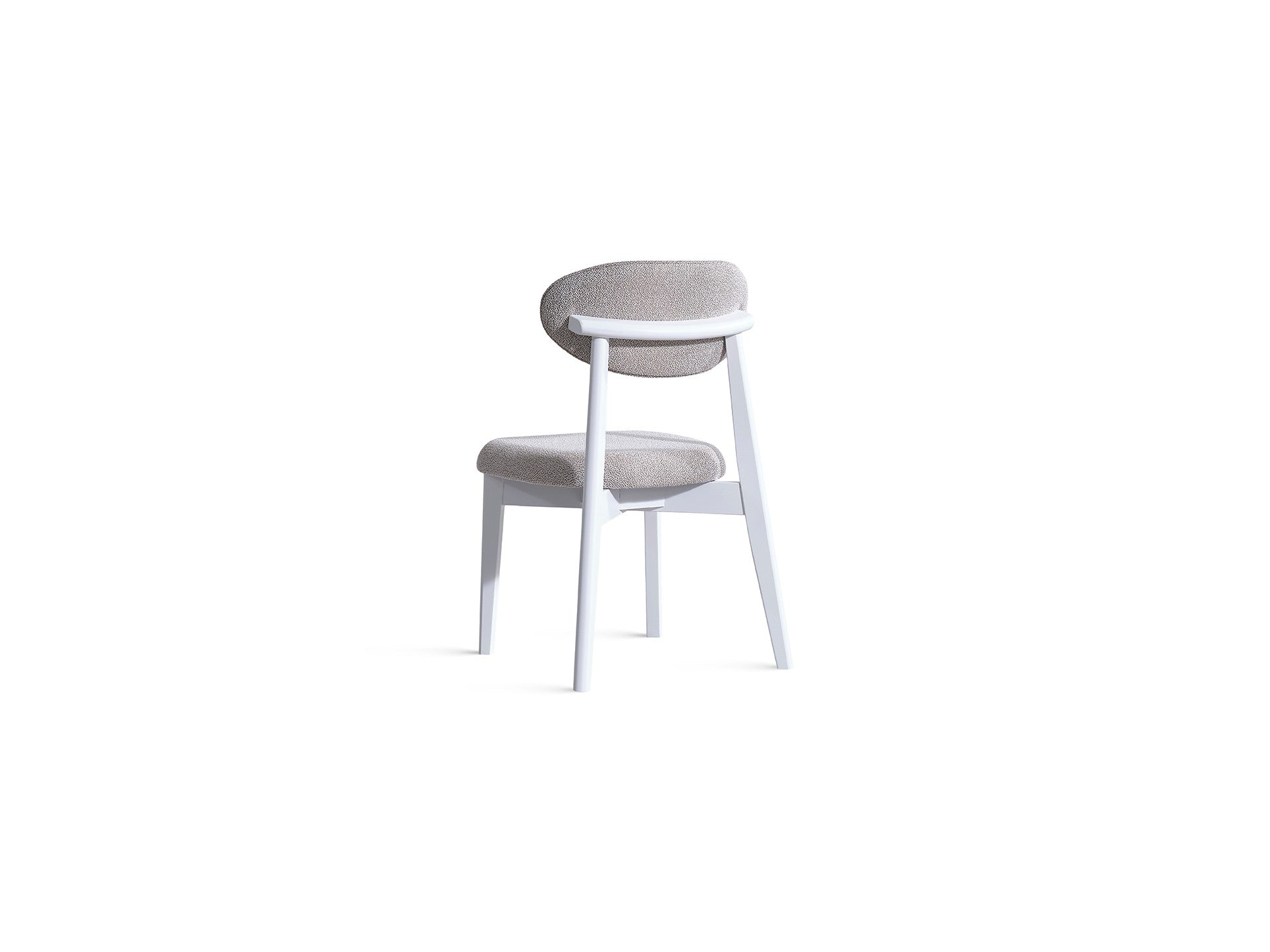 Conjunto de mesa de jantar e cadeiras (4 peças)-Aqua-Branco