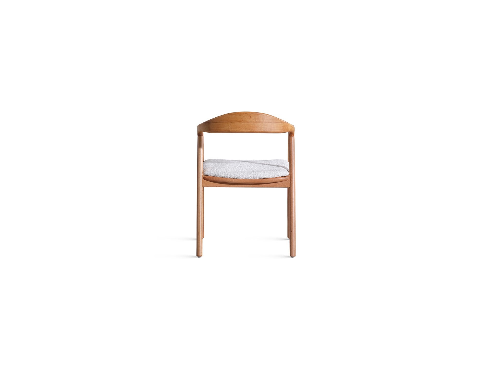 Conjunto de mesa de jantar e cadeiras (4 peças)-Lindy-Natural