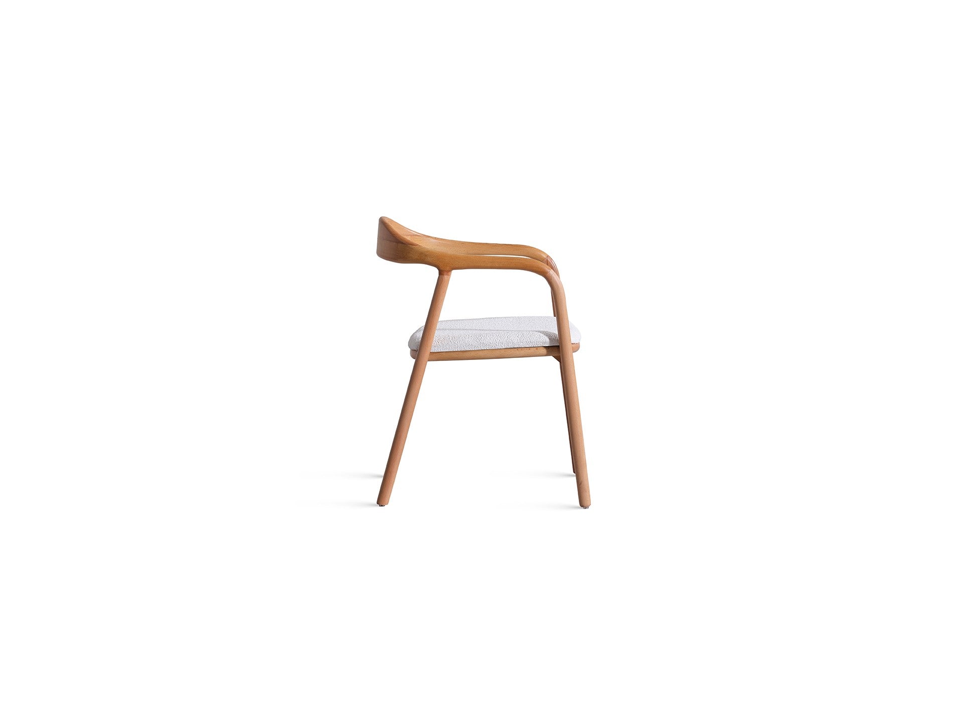 Conjunto de mesa de jantar e cadeiras (4 peças)-Lindy-Natural