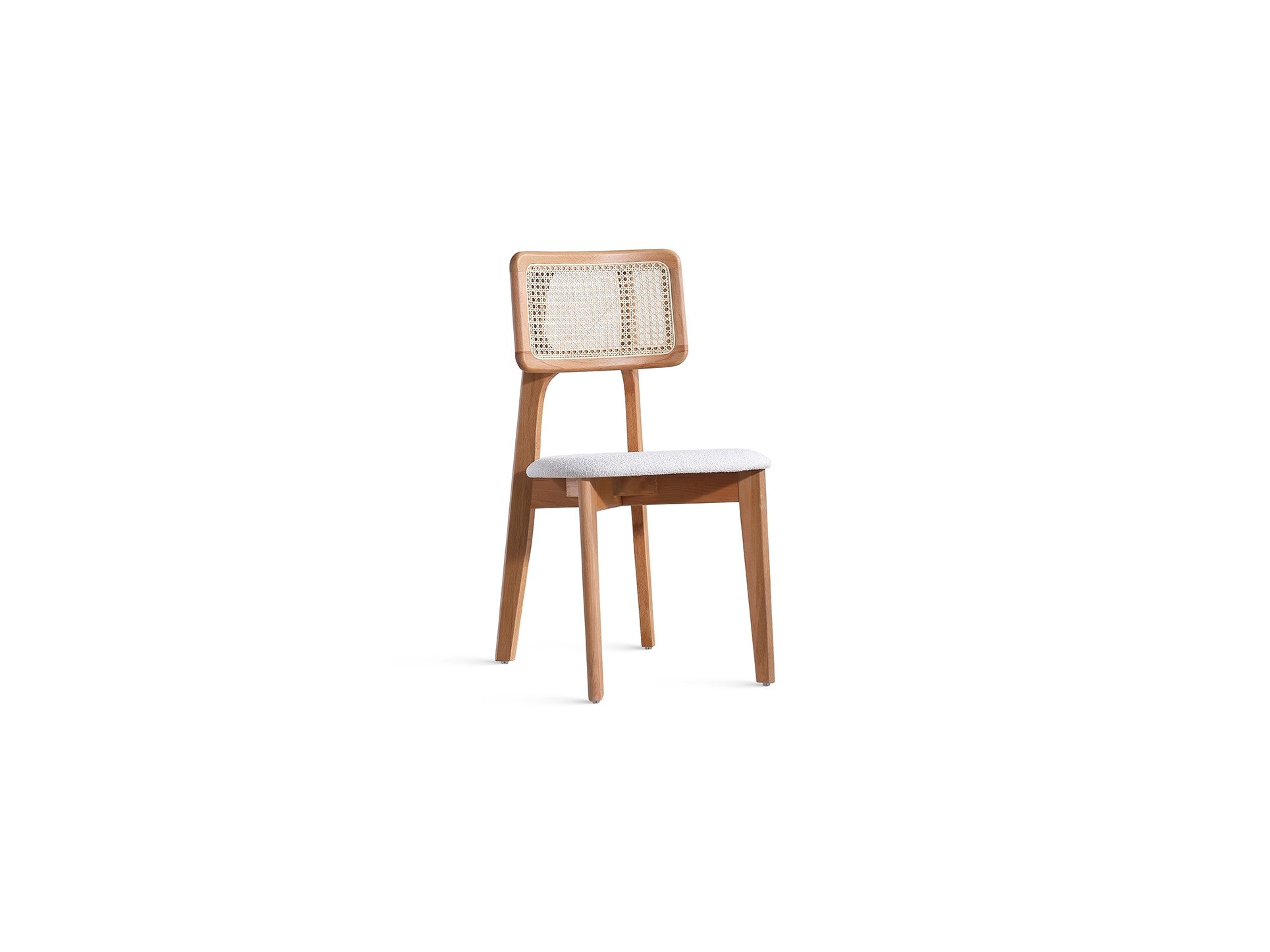 Conjunto de mesa de jantar e cadeiras (4 peças)-Lova-Natural