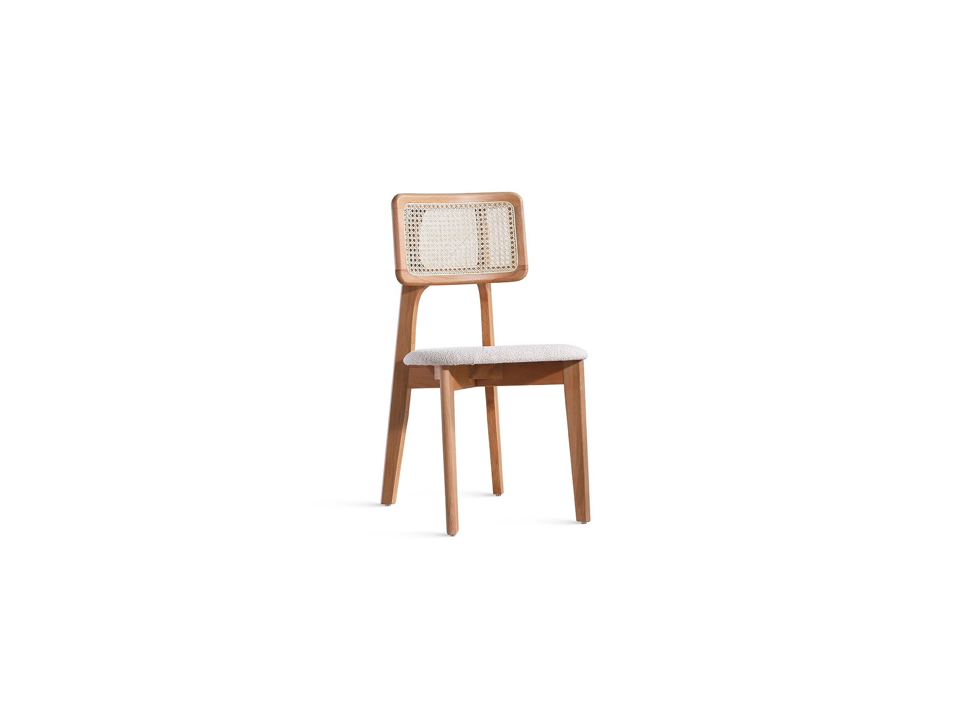 Conjunto de mesa de jantar e cadeiras (4 peças)-Lova-Natural