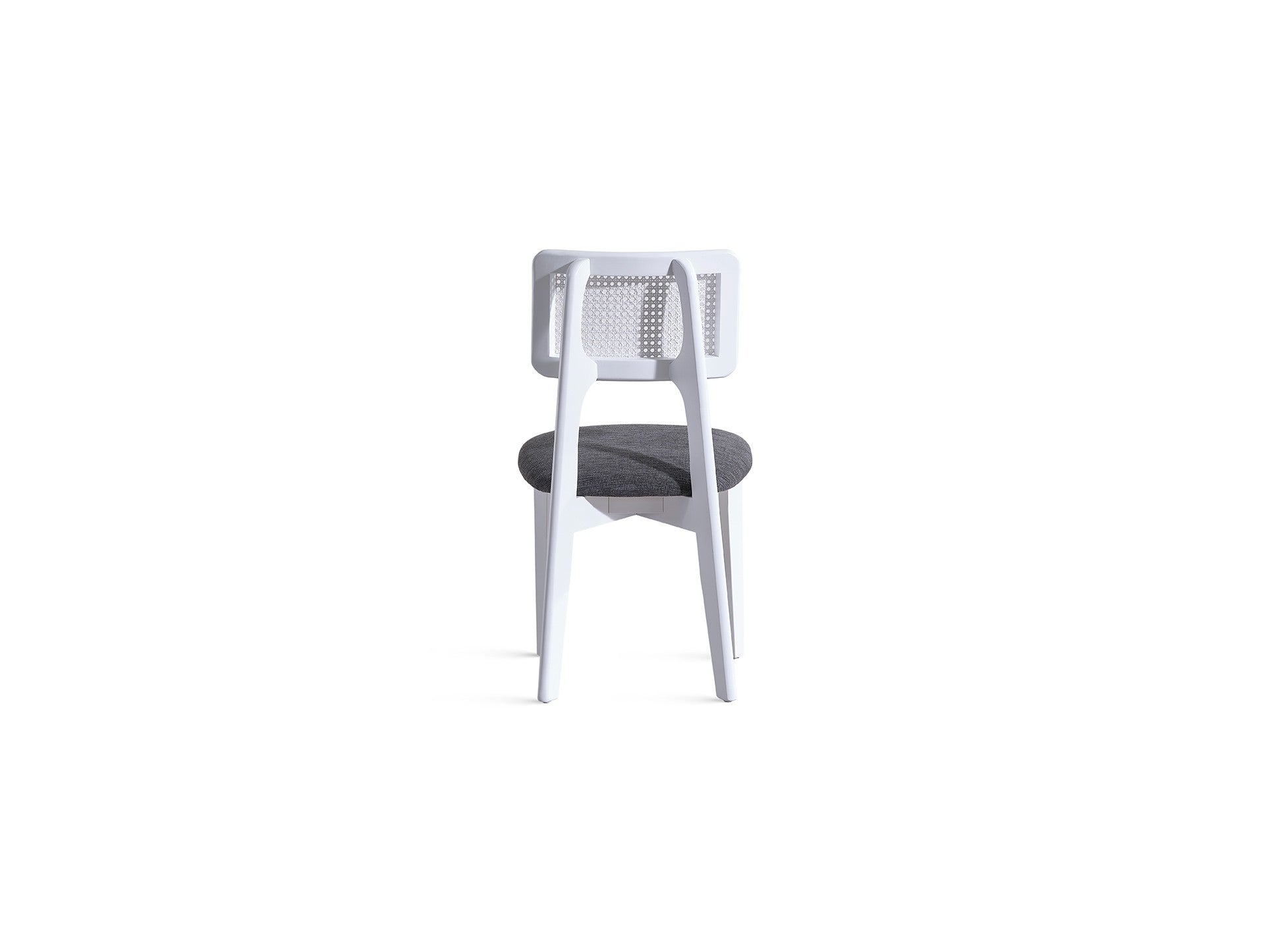 Conjunto de mesa de jantar extensível e cadeiras (4 peças)-Milla-Branco