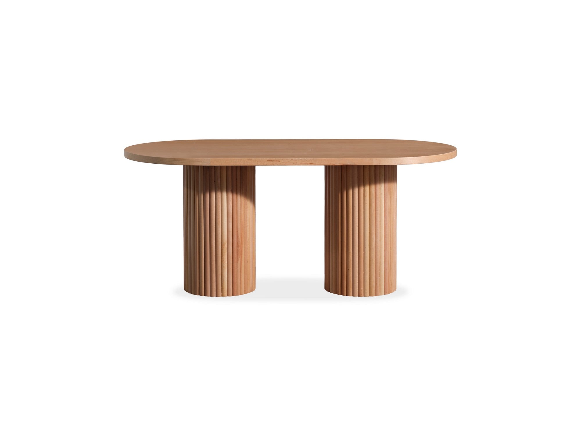 Conjunto de mesa de jantar e cadeiras (4 peças)-Napoli-Natural