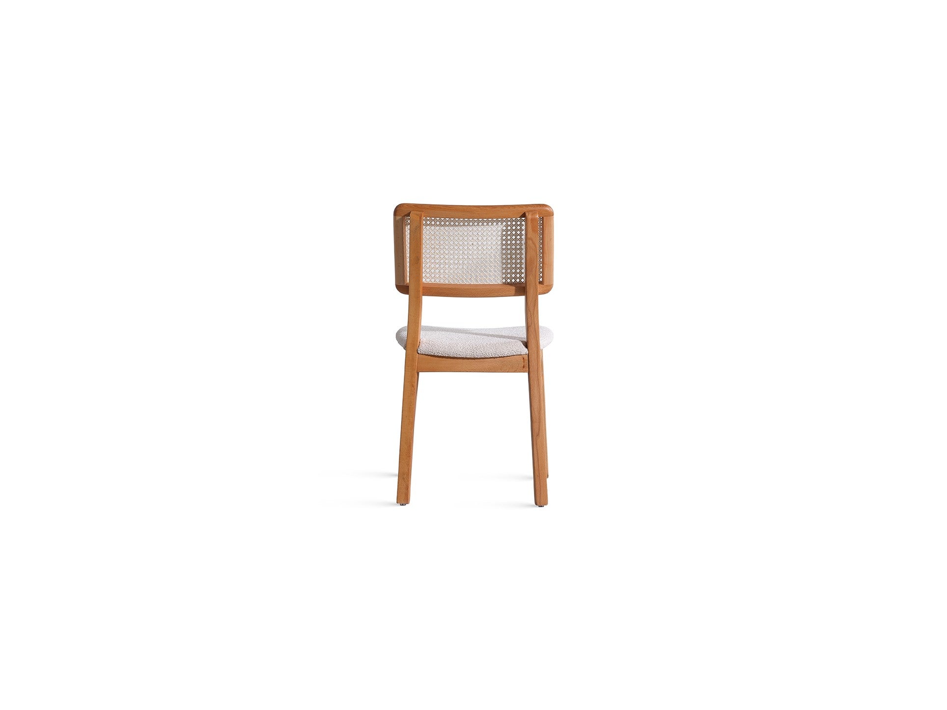 Conjunto de mesa de jantar e cadeiras (4 peças)-Puffy-Natural