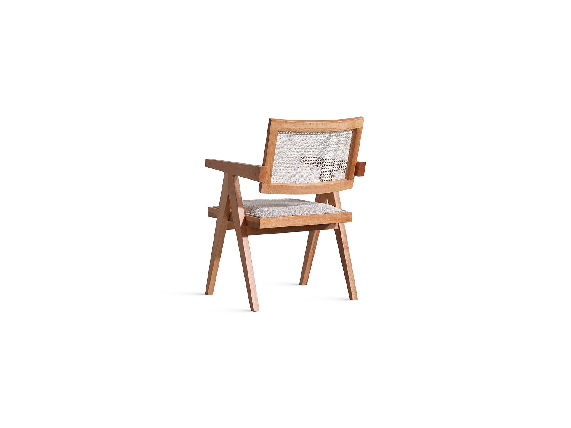 Conjunto de mesa de jantar e cadeiras (4 peças)-Roma-Natural