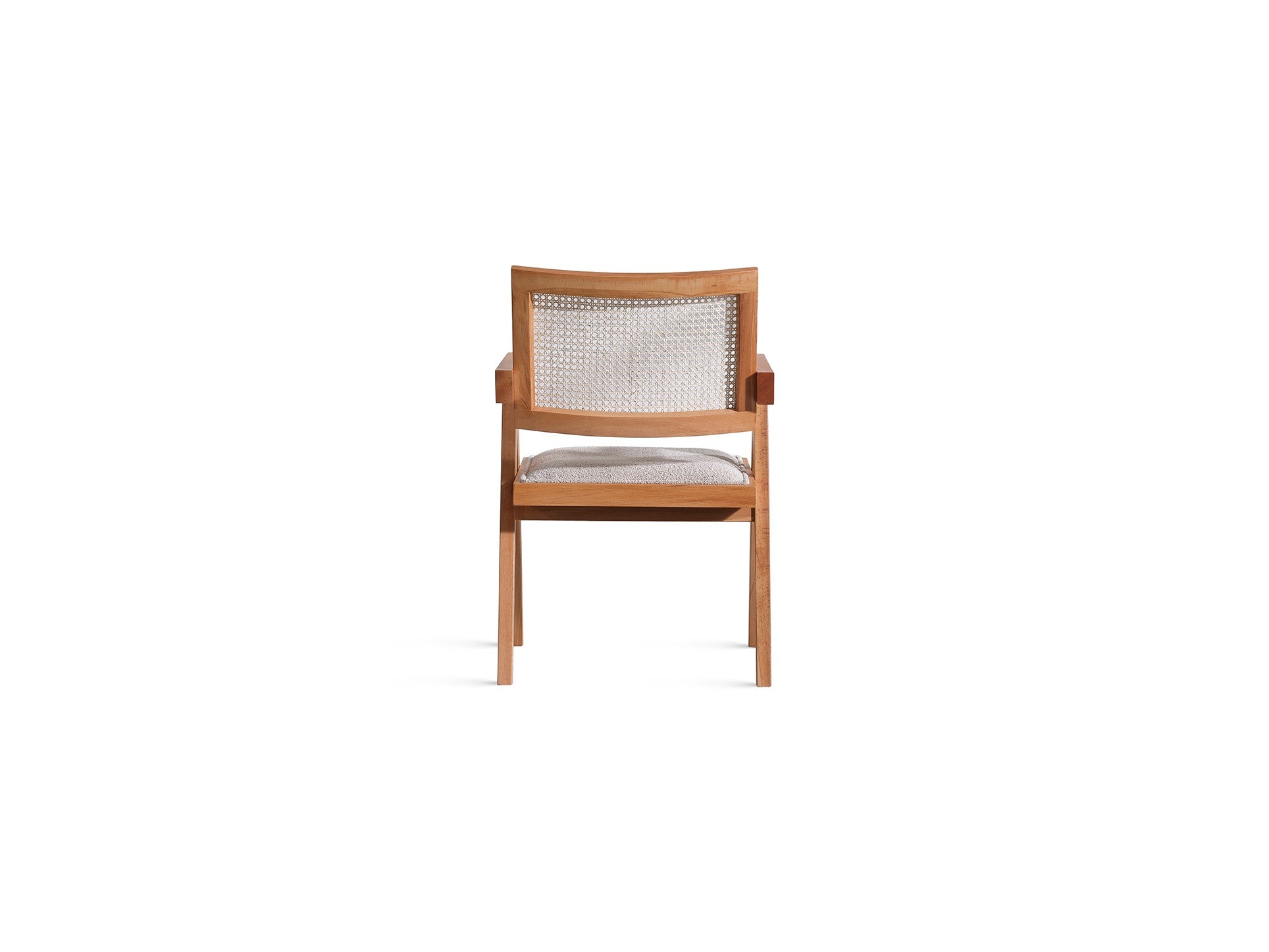 Conjunto de mesa de jantar e cadeiras (4 peças)-Roma-Natural