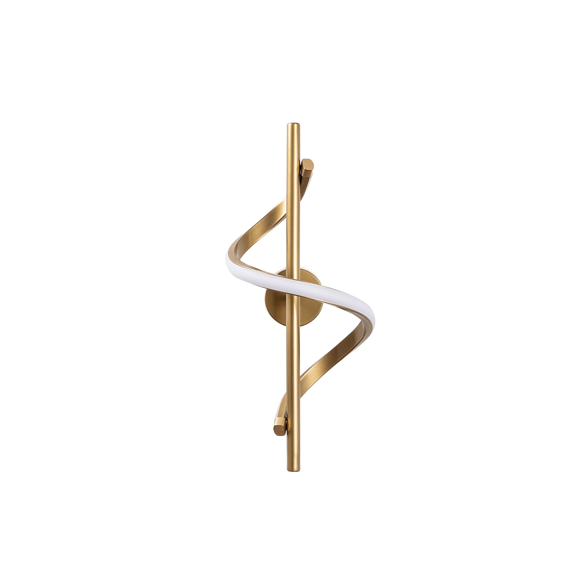 Candeeiro de Parede Elegante Dourada, Corpo em Metal, 16 x 41 x 25 cm | LED SMD 11W 3000K | Iluminação Elegante para Decoração e Ambiente Modernos