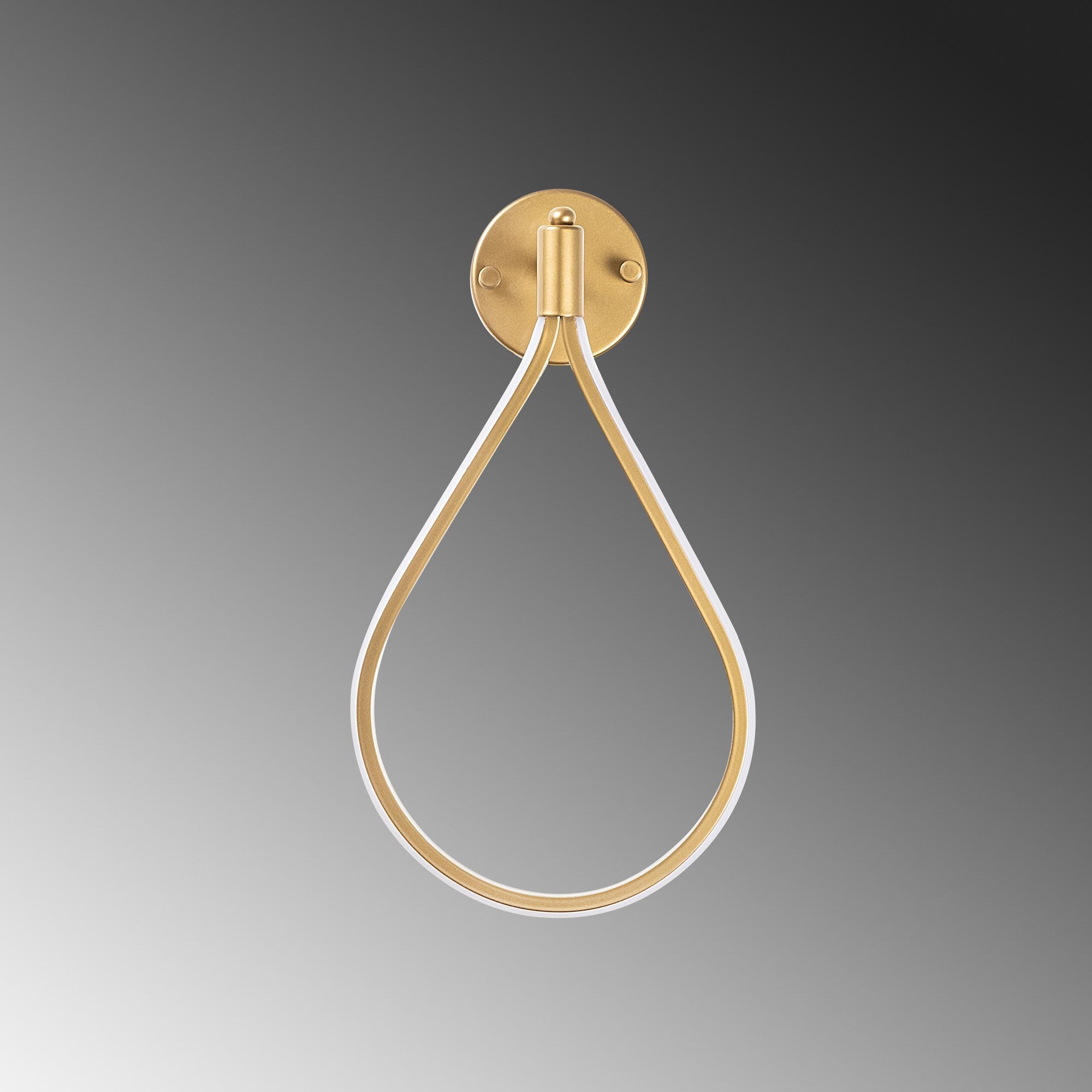 Candeeiro de Parede Elegante Dourada, Corpo de Metal, 23x39x13 cm | LED SMD 11W 3000K | Iluminação Elegante para Decoração Moderna, Classificação IP20, Design Durável