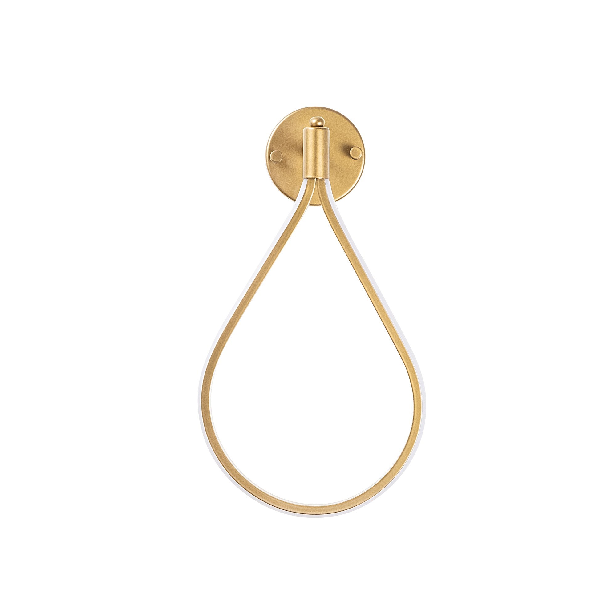 Candeeiro de Parede Elegante Dourada, Corpo de Metal, 23x39x13 cm | LED SMD 11W 3000K | Iluminação Elegante para Decoração Moderna, Classificação IP20, Design Durável