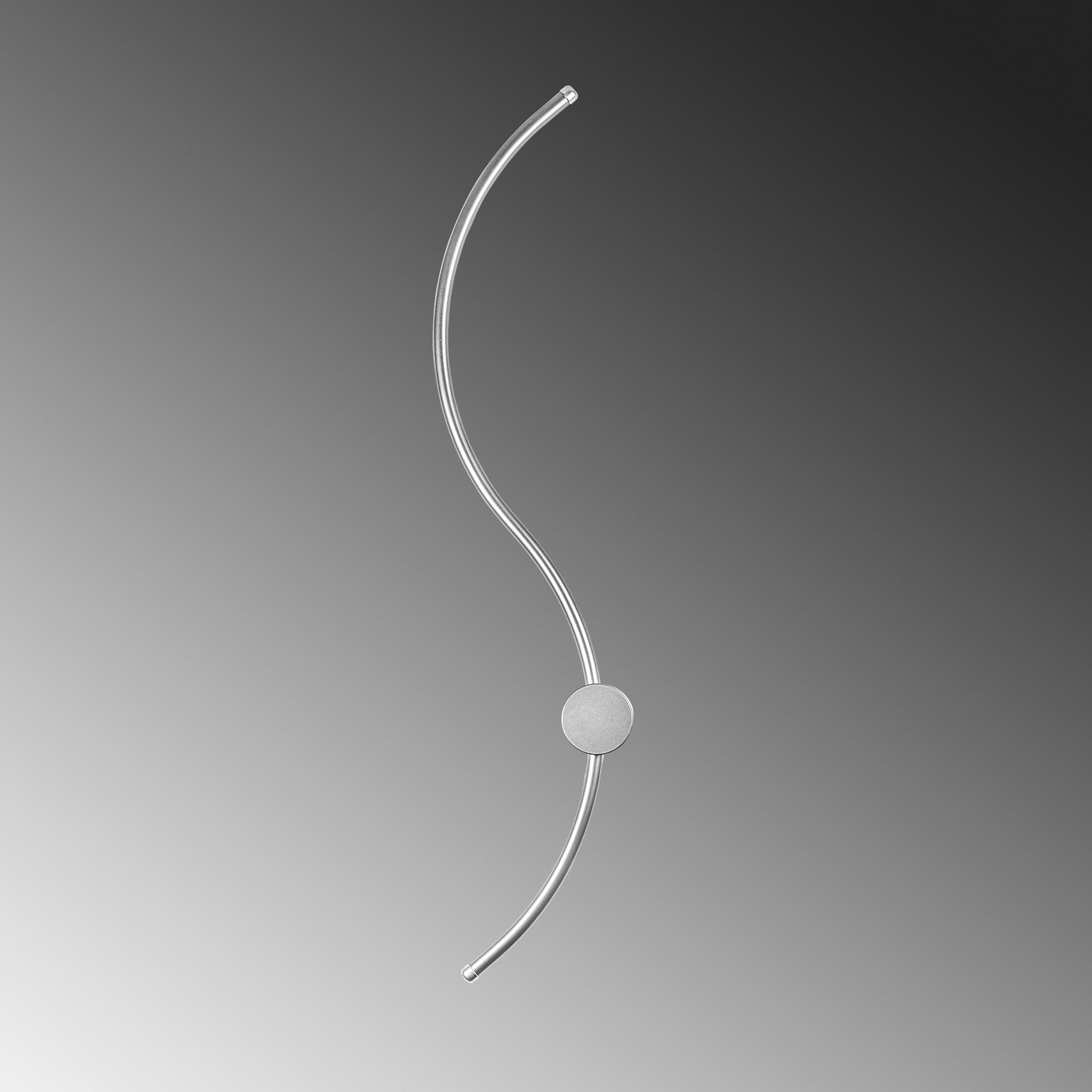 Candeeiro de Parede cromada elegante, corpo de metal, 90 x 17 x 10 cm | LED SMD 14 W 3000 K | Design elegante para iluminação moderna de casa e escritório